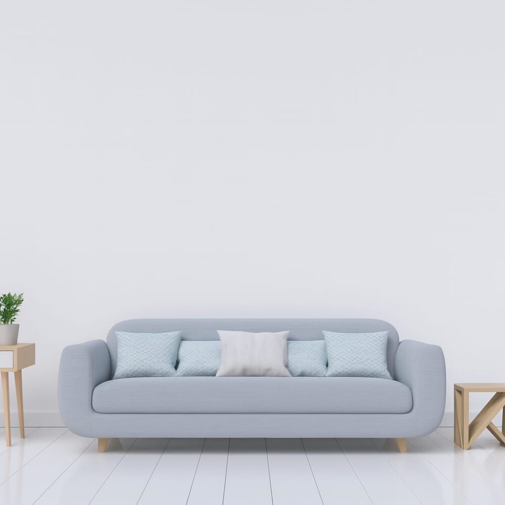 St Helens Fabric 2 Seater Sofa in Snow Grey Colour