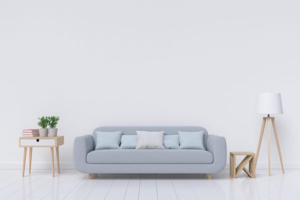 St Helens Fabric 2 Seater Sofa in Snow Grey Colour