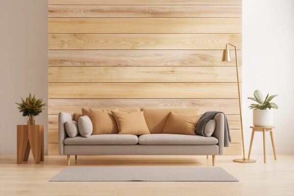 Alberta Half Leather 2 seater Sofa In Husk Brown Colour