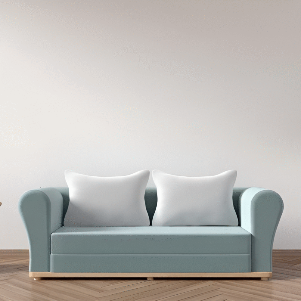 Alba Fabric 3 Seater Sofa In Navy Blue Colour