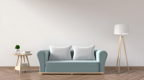 Alba Fabric 3 Seater Sofa In Navy Blue Colour